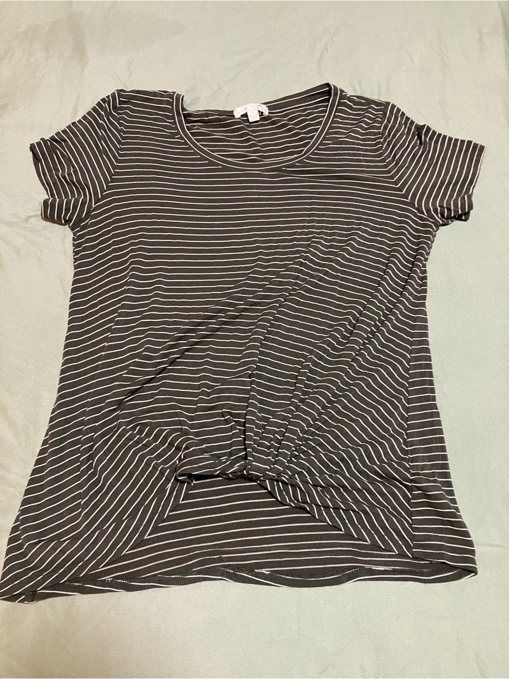 Striped Green Tee